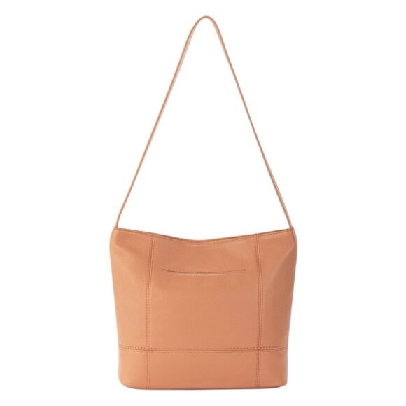 The Sak De Young Hobo Orange Nectar Leather Large Handbag Shoulder Bag Purse NWT - Picture 2 of 11